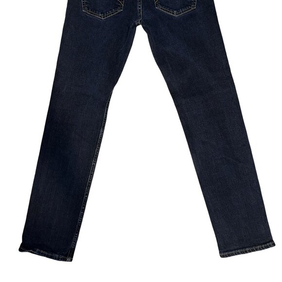 Hollister Epic Flex Skinny Fit Leg Jeans Mens 28 28 Dark Wash Pockets Logo Denim - Picture 7 of 8